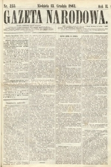 Gazeta Narodowa. 1863, nr 255