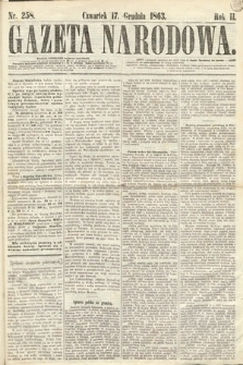 Gazeta Narodowa. 1863, nr 258