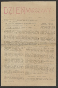 Dzień Warszawy : popołudniowe pismo codzienne. R.3, nr 680 (16 września 1943)