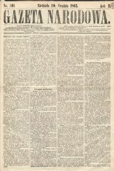 Gazeta Narodowa. 1863, nr 261