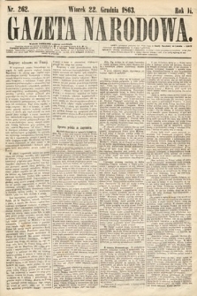 Gazeta Narodowa. 1863, nr 262