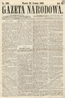 Gazeta Narodowa. 1863, nr 266