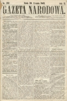 Gazeta Narodowa. 1863, nr 267