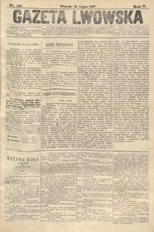 Gazeta Lwowska. 1887, nr 156