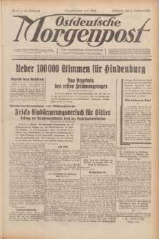 Ostdeutsche Morgenpost : erste oberschlesische Morgenzeitung. Jg.14, Nr. 35 (4 Februar 1932)