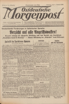 Ostdeutsche Morgenpost : erste oberschlesische Morgenzeitung. Jg.14, Nr. 42 (11 Februar 1932)