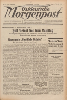 Ostdeutsche Morgenpost : erste oberschlesische Morgenzeitung. Jg.14, Nr. 44 (13 Februar 1932)