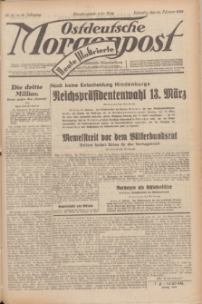 Ostdeutsche Morgenpost : erste oberschlesische Morgenzeitung. Jg.14, Nr. 45 (14 Februar 1932) + dod.