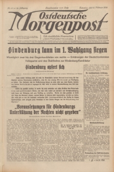 Ostdeutsche Morgenpost : erste oberschlesische Morgenzeitung. Jg.14, Nr. 47 (16 Februar 1932)