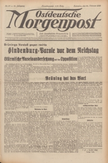 Ostdeutsche Morgenpost : erste oberschlesische Morgenzeitung. Jg.14, Nr. 57 (26 Februar 1932)