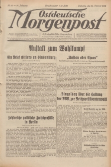 Ostdeutsche Morgenpost : erste oberschlesische Morgenzeitung. Jg.14, Nr. 60 (29 Februar 1932)