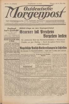 Ostdeutsche Morgenpost : erste oberschlesische Morgenzeitung. Jg.14, Nr. 85 (25 März 1932)