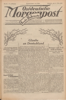 Ostdeutsche Morgenpost : erste oberschlesische Morgenzeitung. Jg.14, Nr. 86 (27 März 1932) + dod.