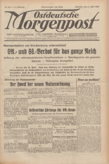 Ostdeutsche Morgenpost : erste oberschlesische Morgenzeitung. Jg.14, Nr. 103 (14 April 1932)