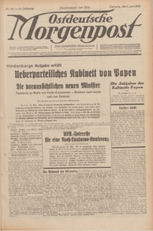 Ostdeutsche Morgenpost : erste oberschlesische Morgenzeitung. Jg.14, Nr. 150 (1 Juni 1932)