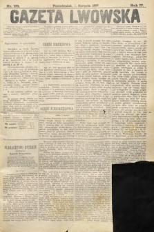 Gazeta Lwowska. 1887, nr 173