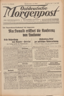 Ostdeutsche Morgenpost : erste oberschlesische Morgenzeitung. Jg.14, Nr. 166 (17 Juni 1932)