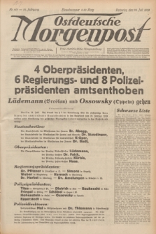 Ostdeutsche Morgenpost : erste oberschlesische Morgenzeitung. Jg.14, Nr. 201 (22 Juli 1932)