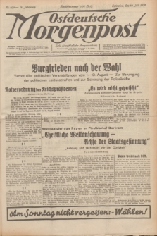 Ostdeutsche Morgenpost : erste oberschlesische Morgenzeitung. Jg.14, Nr. 209 (30 Juli 1932)