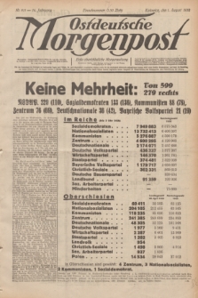 Ostdeutsche Morgenpost : erste oberschlesische Morgenzeitung. Jg.14, Nr. 211 (1 August 1932)