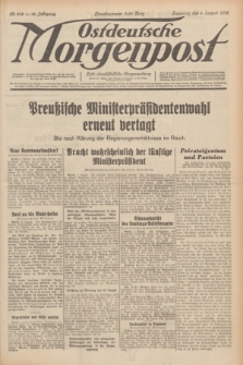 Ostdeutsche Morgenpost : erste oberschlesische Morgenzeitung. Jg.14, Nr. 214 (4 August 1932)