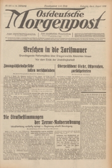 Ostdeutsche Morgenpost : erste oberschlesische Morgenzeitung. Jg.14, Nr. 216 (6 August 1932)