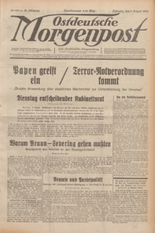 Ostdeutsche Morgenpost : erste oberschlesische Morgenzeitung. Jg.14, Nr. 219 (9 August 1932)