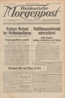 Ostdeutsche Morgenpost : erste oberschlesische Morgenzeitung. Jg.14, Nr. 241 (31 August 1932)