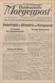 Ostdeutsche Morgenpost : erste oberschlesische Morgenzeitung. Jg.14, Nr. 247 (6 September 1932)