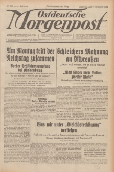 Ostdeutsche Morgenpost : erste oberschlesische Morgenzeitung. Jg.14, Nr. 248 (7 September 1932)