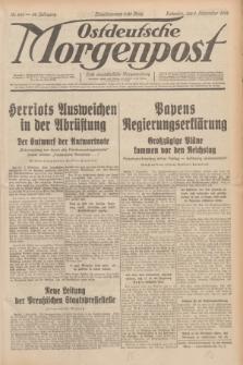 Ostdeutsche Morgenpost : erste oberschlesische Morgenzeitung. Jg.14, Nr. 249 (8 September 1932)