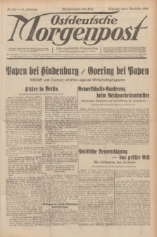 Ostdeutsche Morgenpost : erste oberschlesische Morgenzeitung. Jg.14, Nr. 250 (9 September 1932)