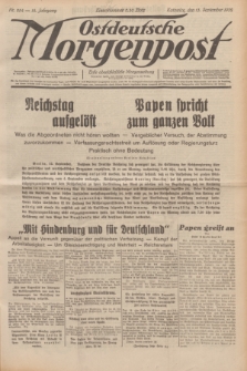Ostdeutsche Morgenpost : erste oberschlesische Morgenzeitung. Jg.14, Nr. 254 (13 September 1932)