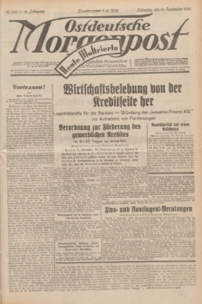 Ostdeutsche Morgenpost : erste oberschlesische Morgenzeitung. Jg.14, Nr. 259 (18 September 1932) + dod.