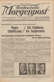 Ostdeutsche Morgenpost : erste oberschlesische Morgenzeitung. Jg.14, Nr. 279 (8 Oktober 1932)