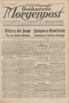 Ostdeutsche Morgenpost : erste oberschlesische Morgenzeitung. Jg.14, Nr. 291 (20 Oktober 1932)