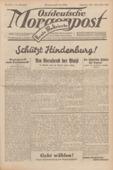 Ostdeutsche Morgenpost : erste oberschlesische Morgenzeitung. Jg.14, Nr. 308 (6 November 1932) + dod.