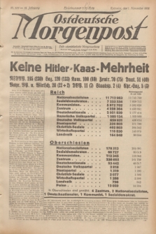 Ostdeutsche Morgenpost : erste oberschlesische Morgenzeitung. Jg.14, Nr. 309 (7 November 1932)