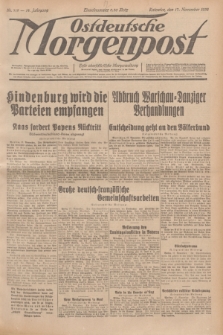 Ostdeutsche Morgenpost : erste oberschlesische Morgenzeitung. Jg.14, Nr. 319 (17 November 1932)