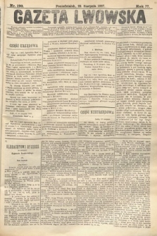 Gazeta Lwowska. 1887, nr 190