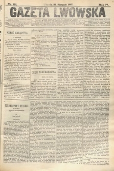 Gazeta Lwowska. 1887, nr 191