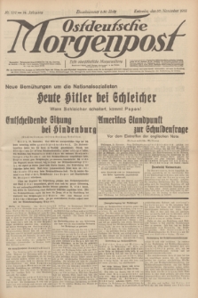 Ostdeutsche Morgenpost : erste oberschlesische Morgenzeitung. Jg.14, Nr. 332 (30 November 1932)