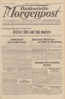Ostdeutsche Morgenpost : erste oberschlesische Morgenzeitung. Jg.14, Nr. 333 (1 December 1932)
