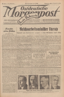 Ostdeutsche Morgenpost : erste oberschlesische Morgenzeitung. Jg.14, Nr. 336 (4 Dezember 1932) + dod.