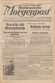 Ostdeutsche Morgenpost : erste oberschlesische Morgenzeitung. Jg.14, Nr. 342 (10 Dezember 1932)
