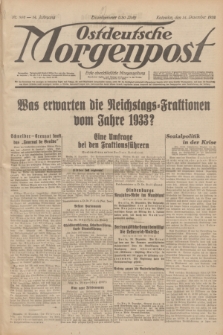 Ostdeutsche Morgenpost : erste oberschlesische Morgenzeitung. Jg.14, Nr. 362 (31 Dezember 1932)