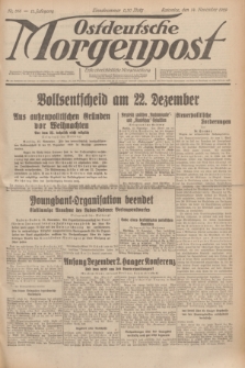 Ostdeutsche Morgenpost : erste oberschlesische Morgenzeitung. Jg.11, Nr. 316 (14 November 1929)