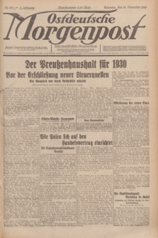 Ostdeutsche Morgenpost : erste oberschlesische Morgenzeitung. Jg.11, Nr. 321 (19 November 1929)