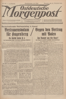 Ostdeutsche Morgenpost : erste oberschlesische Morgenzeitung. Jg.11, Nr. 324 (22 November 1929)