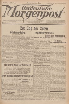 Ostdeutsche Morgenpost : erste oberschlesische Morgenzeitung. Jg.11, Nr. 327 (25 November 1929)